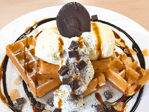 カフェモカワッフル